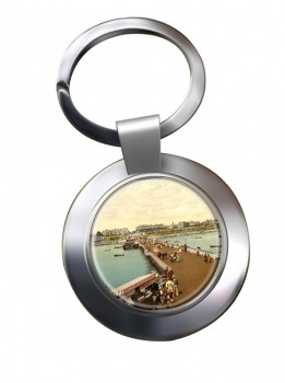 The Pier Clacton-on-Sea Chrome Key Ring