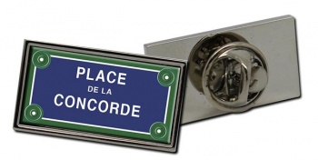 Place de la Concorde Rectangle Pin Badge