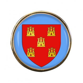 Poitou-Charentes (France) Round Pin Badge