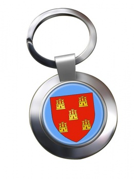 Poitou-Charentes (France) Metal Key Ring