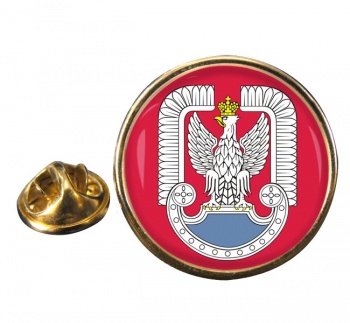 Siły Powietrzne (Polish Air Force) Round Pin Badge
