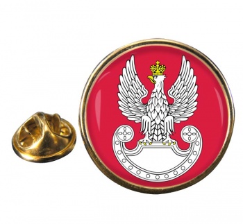 Wojska Lądowe (Polish Army) Round Pin Badge