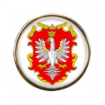 Korony Krolestwa Polskiego (Poland) Round Pin Badge