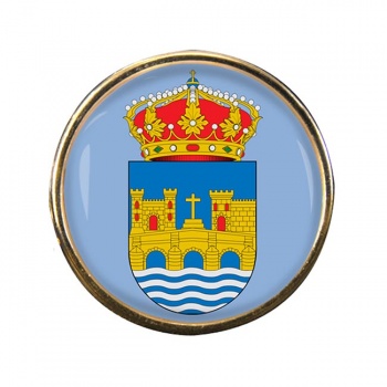 Pontevedra Ciudad (Spain) Round Pin Badge