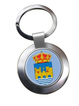 Pontevedra Ciudad (Spain) Metal Key Ring