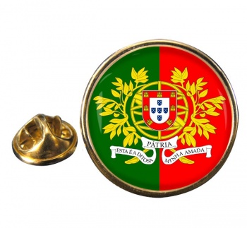 Portuguese Armed Forces (Forças Armadas) Round Pin Badge