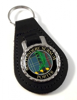 Porter Scottish Clan Leather Key Fob