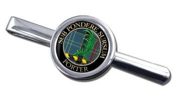 Porter Scottish Clan Round Tie Clip