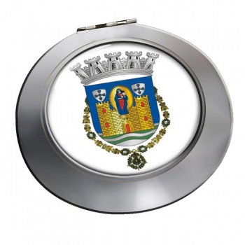 Porto (Portugal) Round Mirror