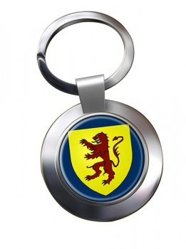 Powys Metal Key Ring
