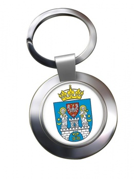 Poznan (Poland) Metal Key Ring