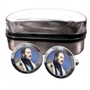 Albert Prince Consort Round Cufflinks