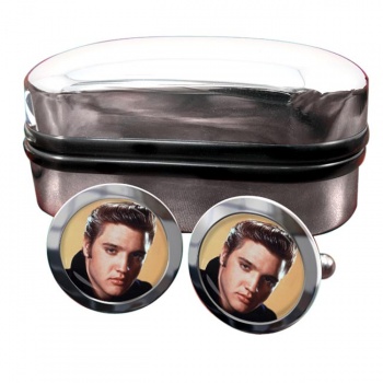 Elvis Presley Round Cufflinks