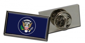 President Of The United States Of America Rectangle Tie Pin