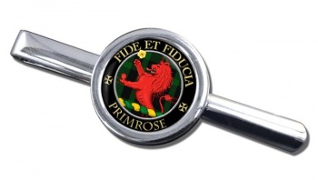 Primrose Scottish Clan Round Tie Clip