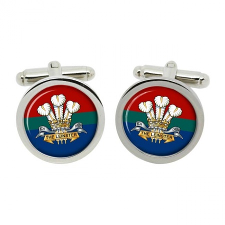 Prince of Wales's Leinster Regiment, British Army Cufflinks in Chrome Box