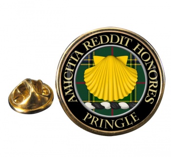 Pringle Scottish Clan Round Pin Badge