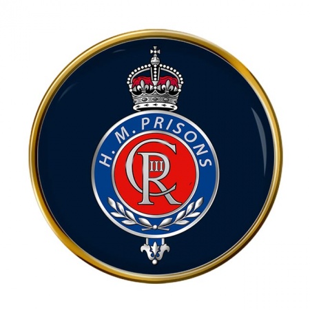 HM Prisons CR King's Crown Pin Badge