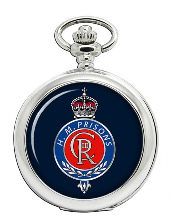 HM Prisons CR King's Crown Pocket Watch