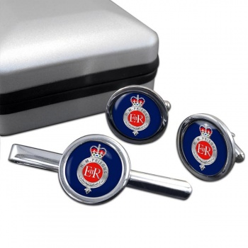 HM Prisons Round Cufflink and Tie Clip Set