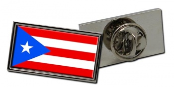 Puerto Rico Flag Pin Badge