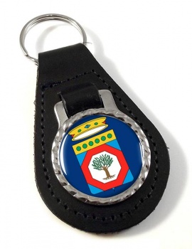 Apulia Puglia (Italy) Leather Key Fob