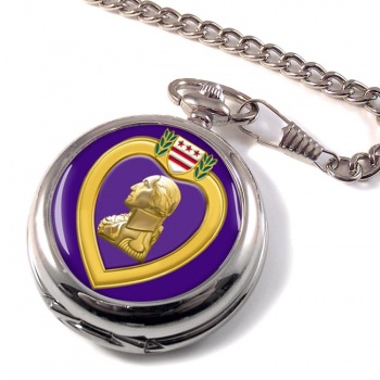 Purple Heart Pocket Watch