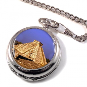 Pyramid Mexico Pocket Watch