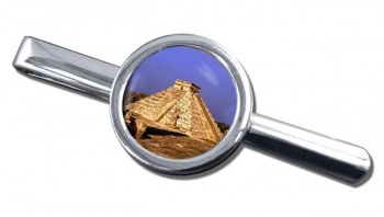 Pyramid Mexico Round Tie Clip