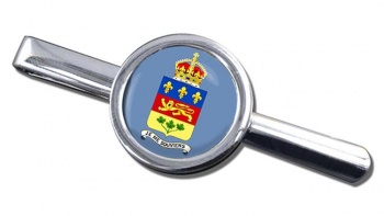 Quebec Province (Canada) Round Tie Clip