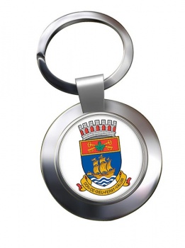 Quebec City (Canada) Metal Key Ring