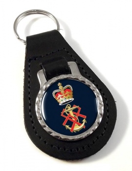 QURNNS (Royal Navy) Leather Key Fob