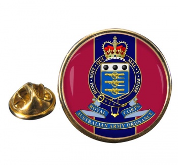Royal Australian Army Ordnance Corps (RAAOC) Round Pin Badge