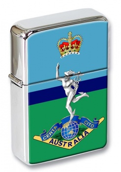 Royal Australian Corps of Signals Chrome Flip Top Lighter