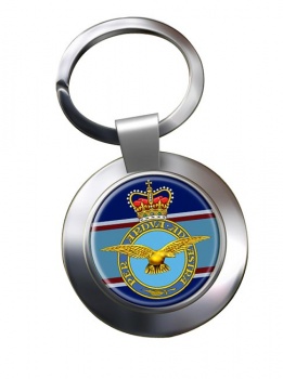 Royal Air Force Chrome Key Ring