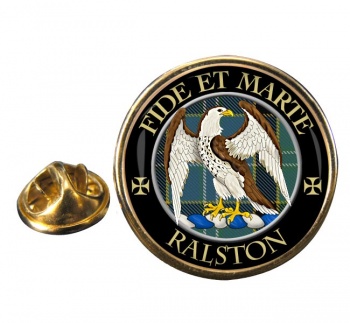 Ralston Scottish Clan Round Pin Badge