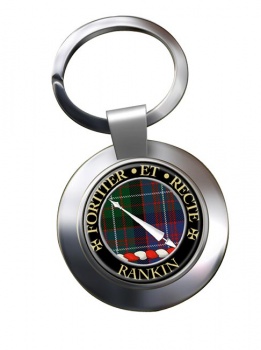 Rankin Scottish Clan Chrome Key Ring