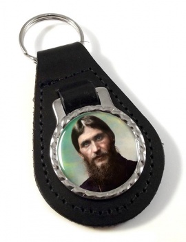 Grigori Rasputin Leather Key Fob