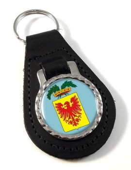 Provincia di Ravenna (Italy) Leather Key Fob