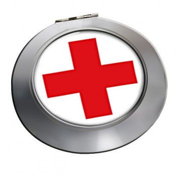 Red Cross Chrome Mirror