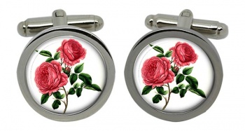 Roses Round Cufflinks