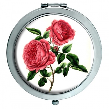 Roses Chrome Mirror