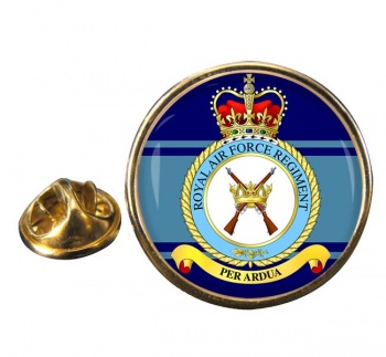 Royal Air Force Regiment Round Pin Badge