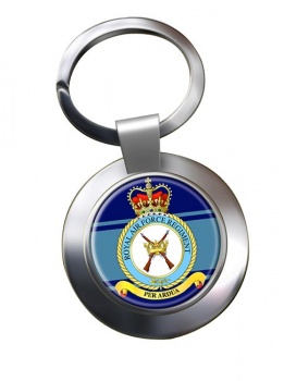 Royal Air Force Regiment Chrome Key Ring