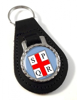 Reggio Emilia (Italy) Leather Key Fob