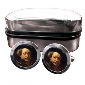 Rembrandt van Rijn Round Cufflinks