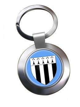 Rennes (France) Metal Key Ring