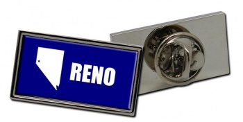 Reno NV Flag Pin Badge