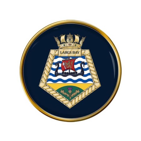 RFA Largs Bay, Royal Navy Pin Badge