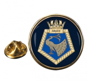 RFA Argus (Royal Navy) Round Pin Badge